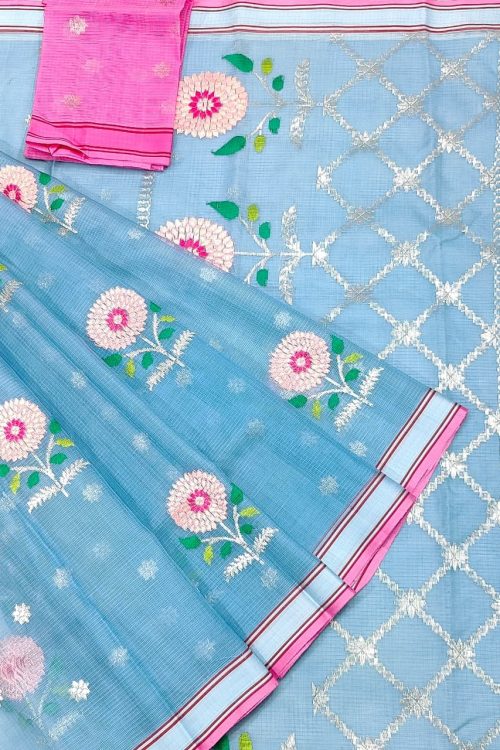 PURE ZARIKOTA HANDLOOM BUTA SAREE WITH BLOUSE B1965