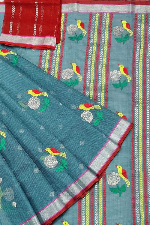 PURE ZARIKOTA HANDLOOM BUTA SAREE WITH BLOUSE B1966