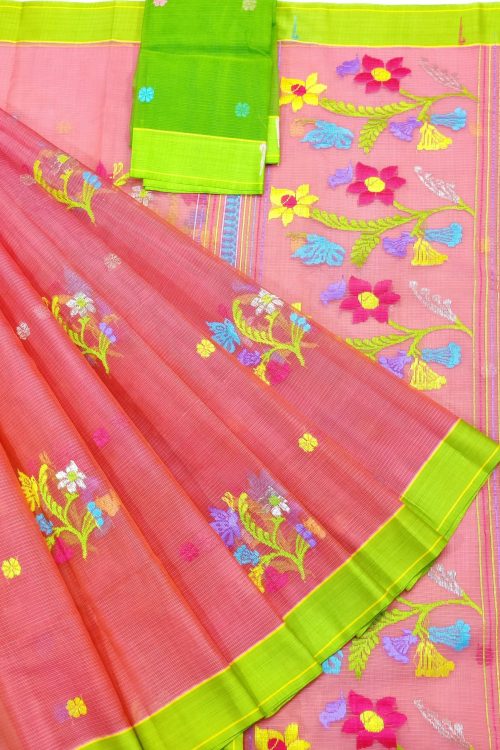 PURE ZARIKOTA HANDLOOM BUTA SAREE WITH BLOUSE B1967