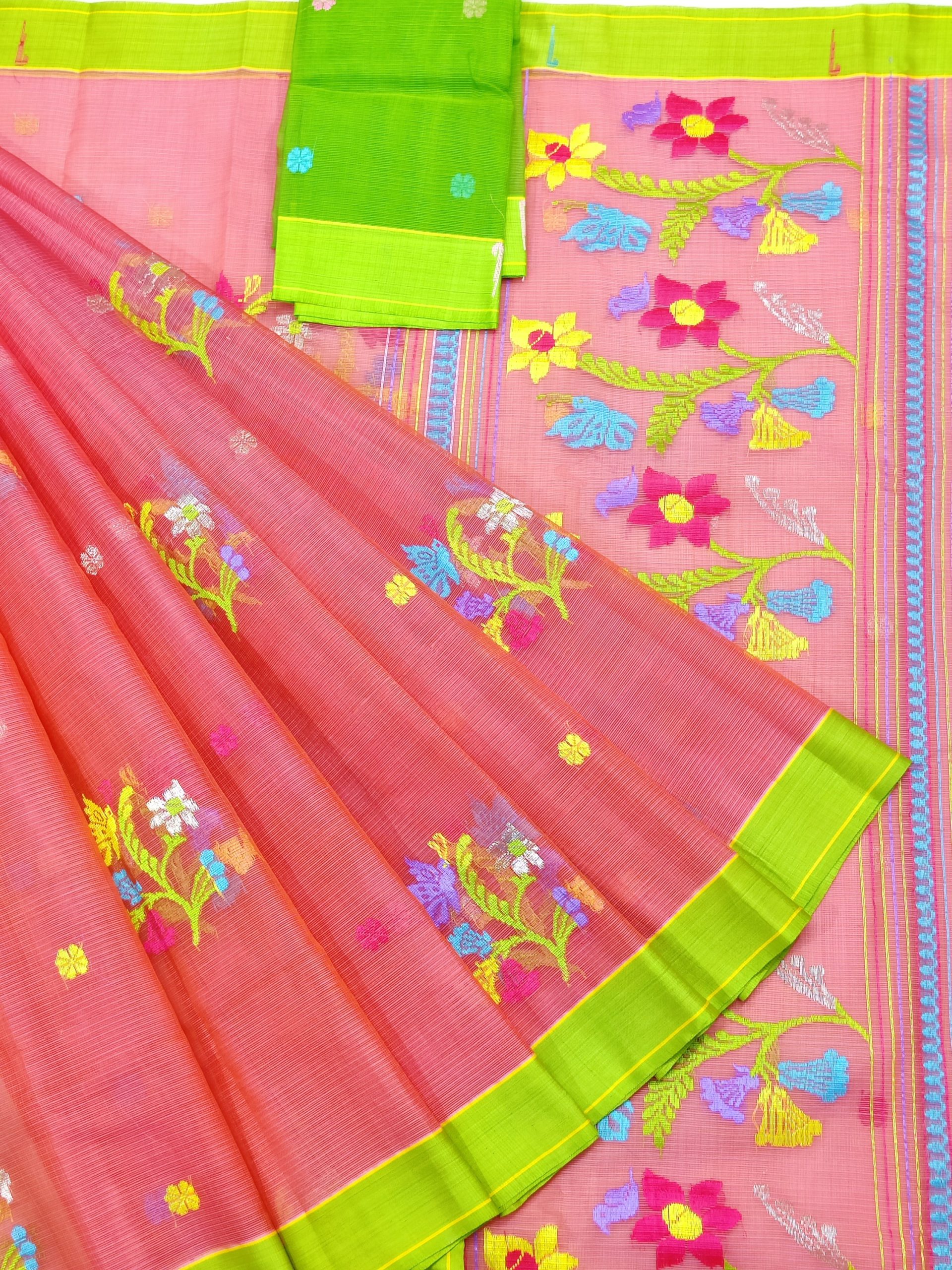PURE ZARIKOTA HANDLOOM BUTA SAREE WITH BLOUSE B1967