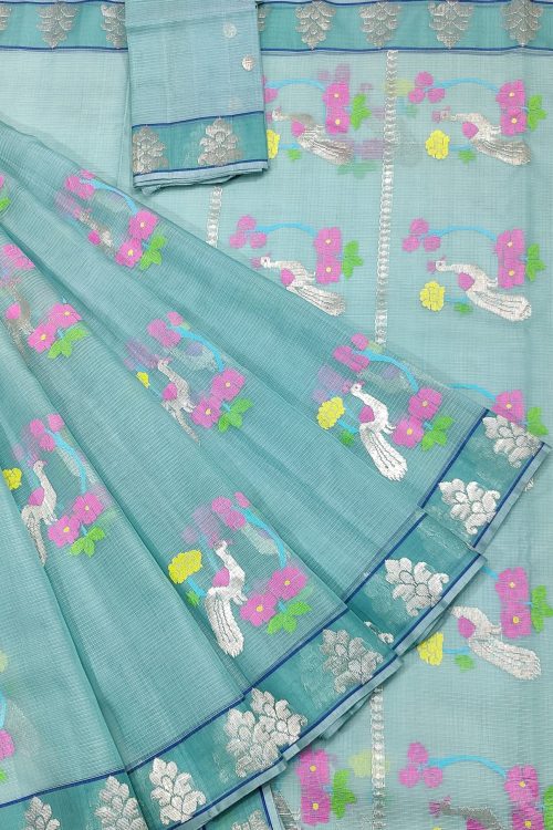 PURE ZARIKOTA HANDLOOM BUTA SAREE WITH BLOUSE B1969