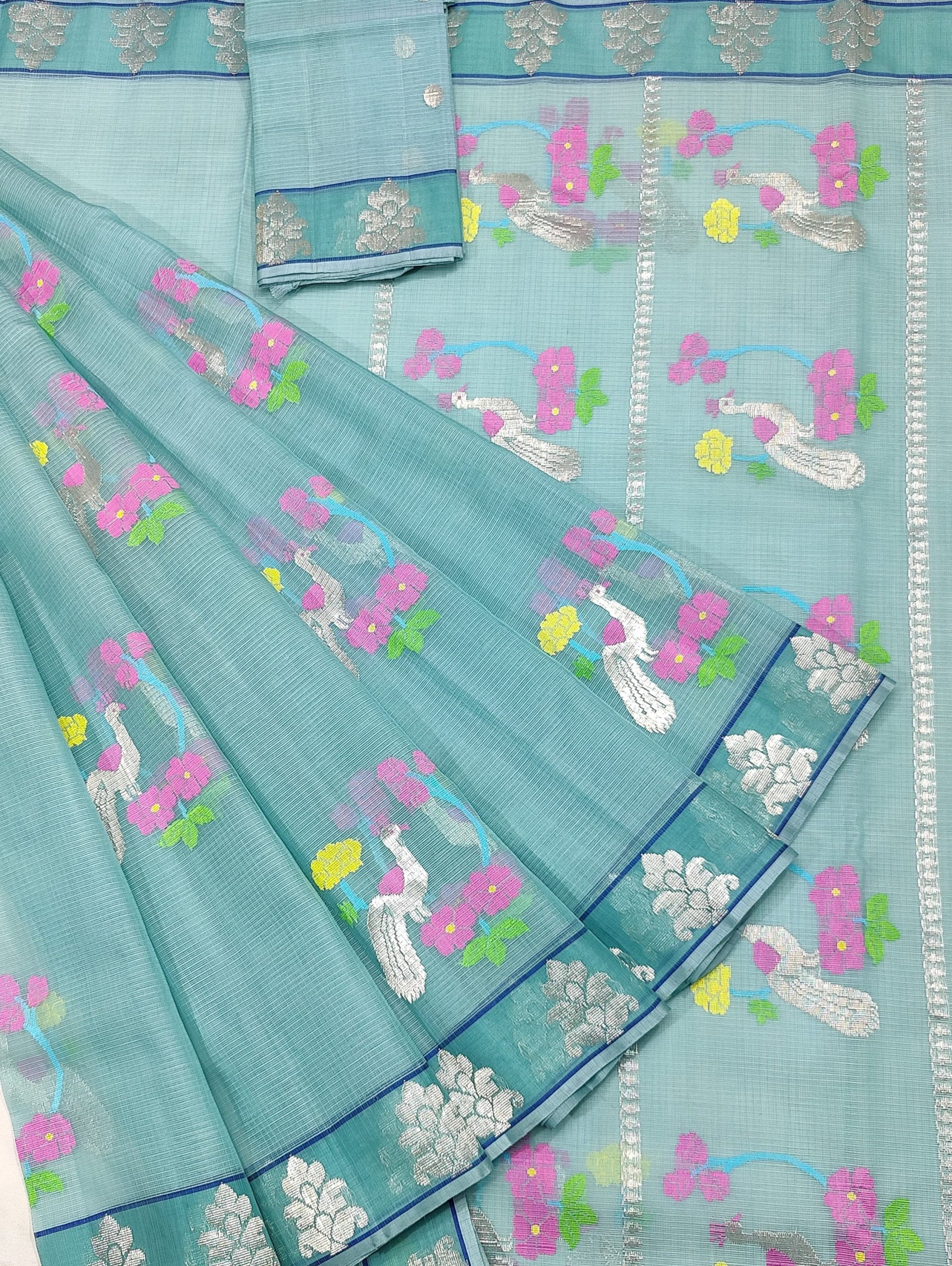 PURE ZARIKOTA HANDLOOM BUTA SAREE WITH BLOUSE B1969
