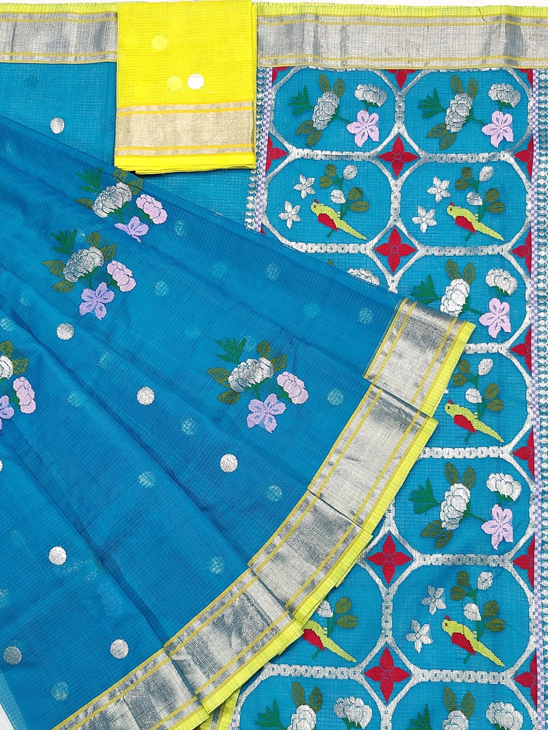 PURE ZARIKOTA HANDLOOM BUTA SAREE WITH BLOUSE B1970