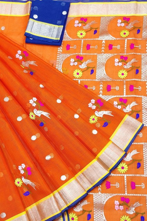 PURE ZARIKOTA HANDLOOM BUTA SAREE WITH BLOUSE B1971