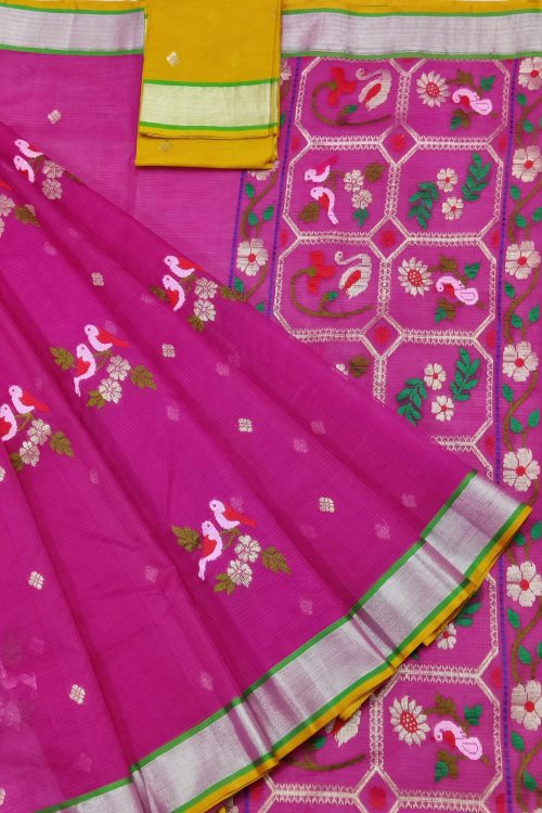 PURE ZARIKOTA HANDLOOM BUTA SAREE WITH BLOUSE B1975