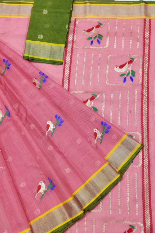 PURE ZARIKOTA HANDLOOM BUTA SAREE WITH BLOUSE B1976
