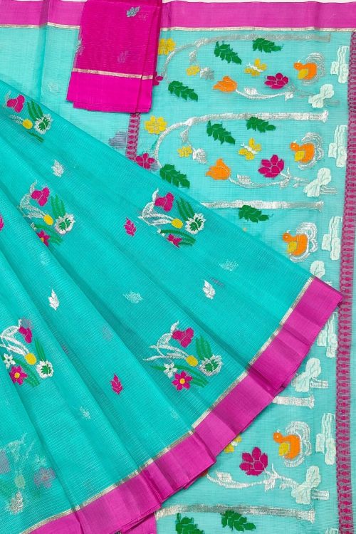 PURE ZARIKOTA HANDLOOM BUTA SAREE WITH BLOUSE B1979