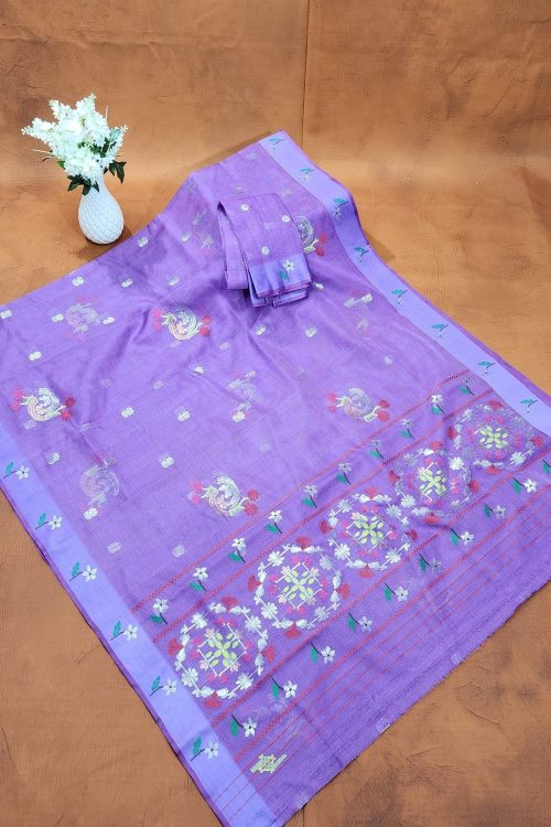 PURE ZARIKOTA HANDLOOM BUTA SAREE WITH BLOUSE B1990