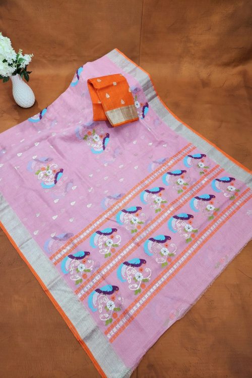 PURE ZARIKOTA HANDLOOM BUTA SAREE WITH BLOUSE B1998