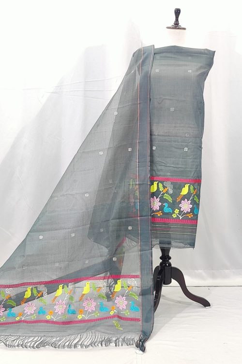 PURE ZARIKOTA HANDLOOM DRESS MATERIAL _M229