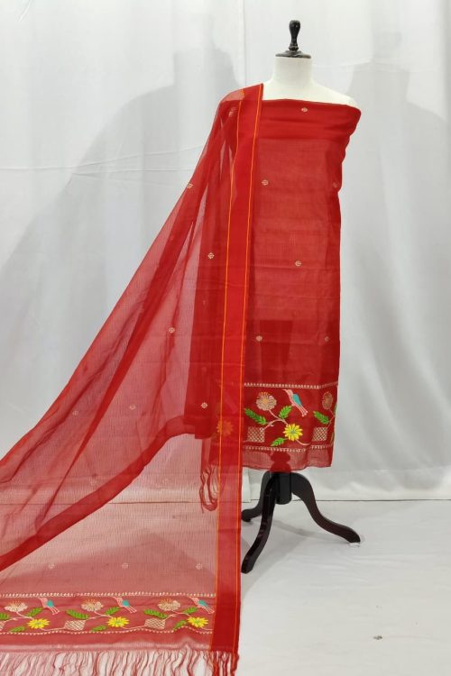PURE ZARIKOTA HANDLOOM DRESS MATERIAL _M230