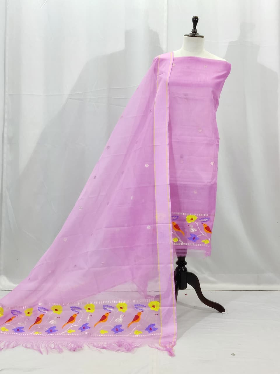 PURE ZARIKOTA HANDLOOM DRESS MATERIAL _M224