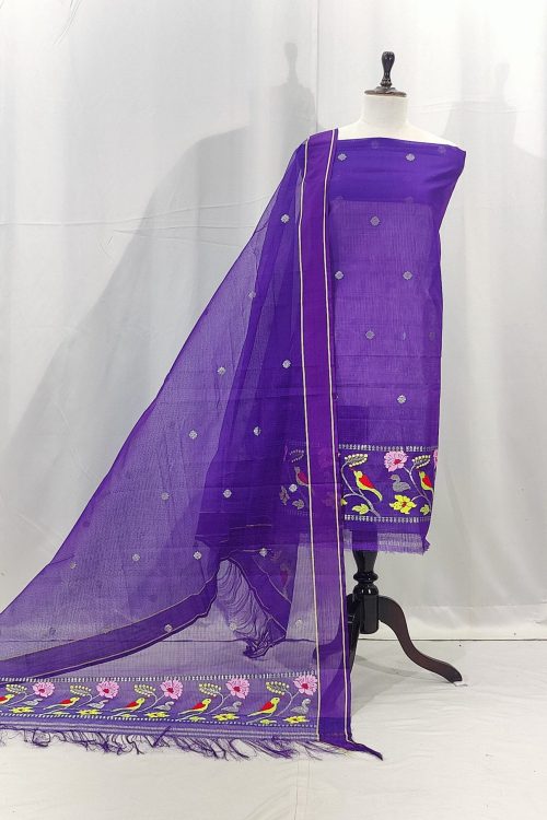 PURE ZARIKOTA HANDLOOM DRESS MATERIAL _M223