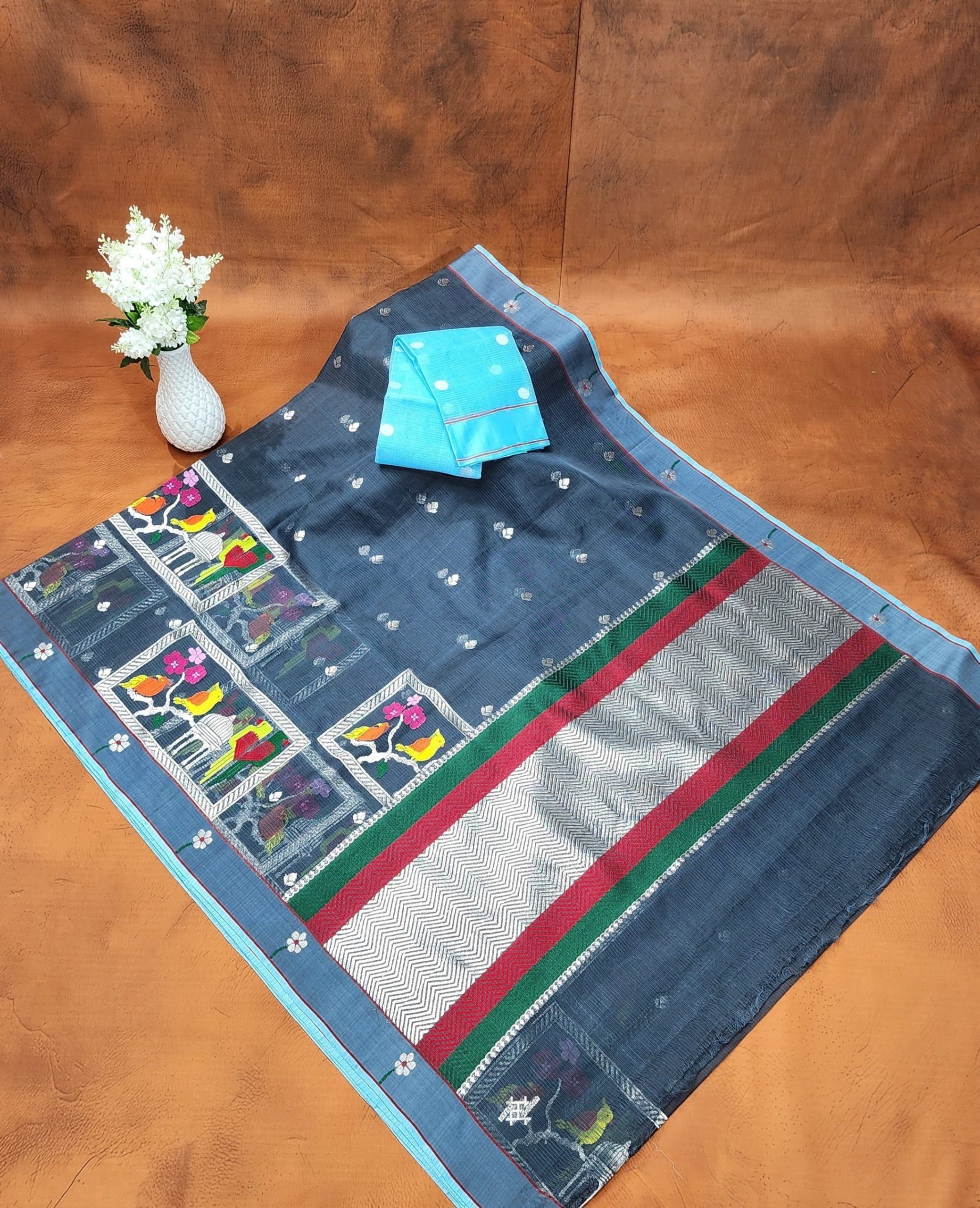PURE SKIRT DESIGN ZARIKOTA HANDLOOM SAREE S-238