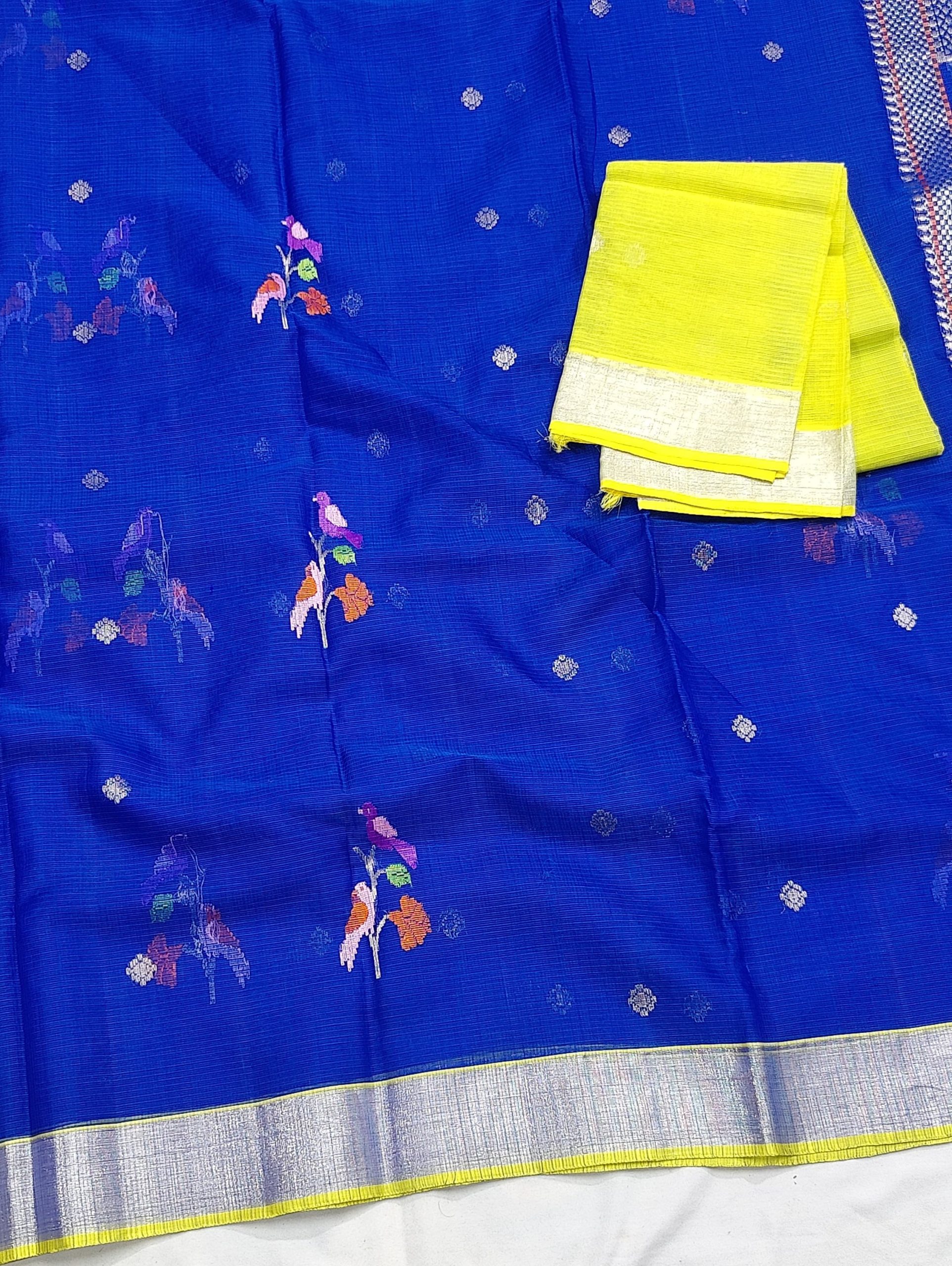 PURE ZARIKOTA HANDLOOM BUTA SAREE WITH BLOUSE B2023 - Image 2