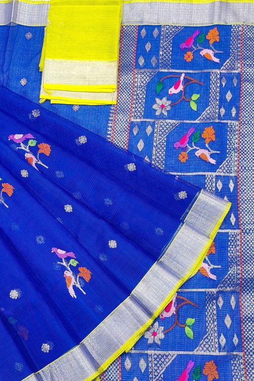 PURE ZARIKOTA HANDLOOM BUTA SAREE WITH BLOUSE B2023