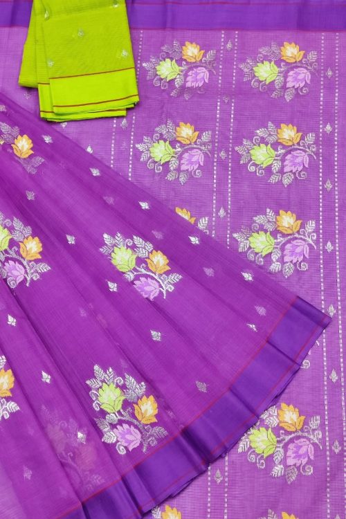 PURE ZARIKOTA HANDLOOM BUTA SAREE WITH BLOUSE B2052
