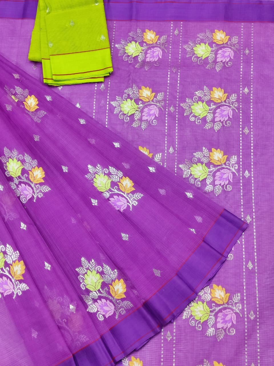PURE ZARIKOTA HANDLOOM BUTA SAREE WITH BLOUSE B2052