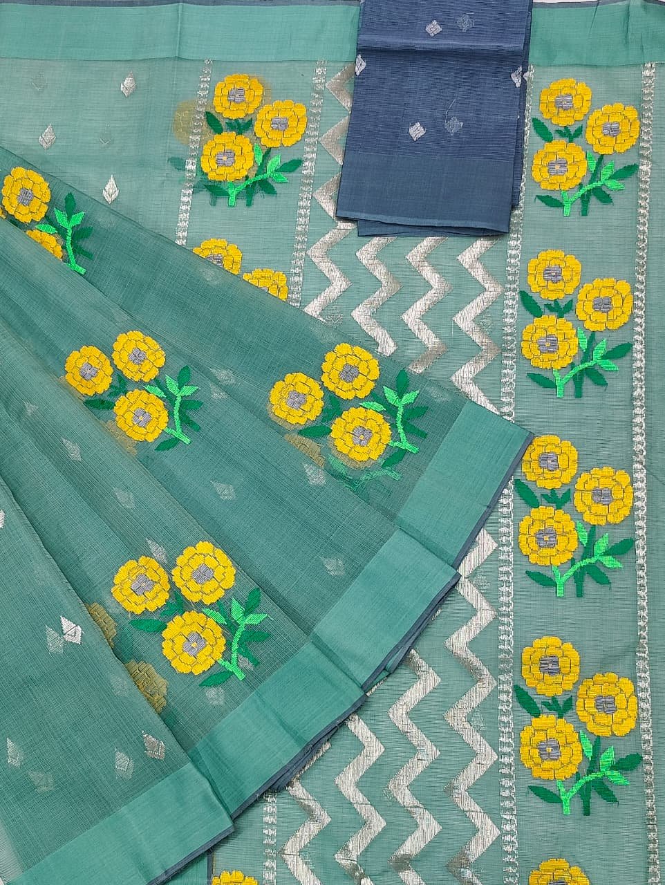 PURE ZARIKOTA HANDLOOM BUTA SAREE WITH BLOUSE B2050