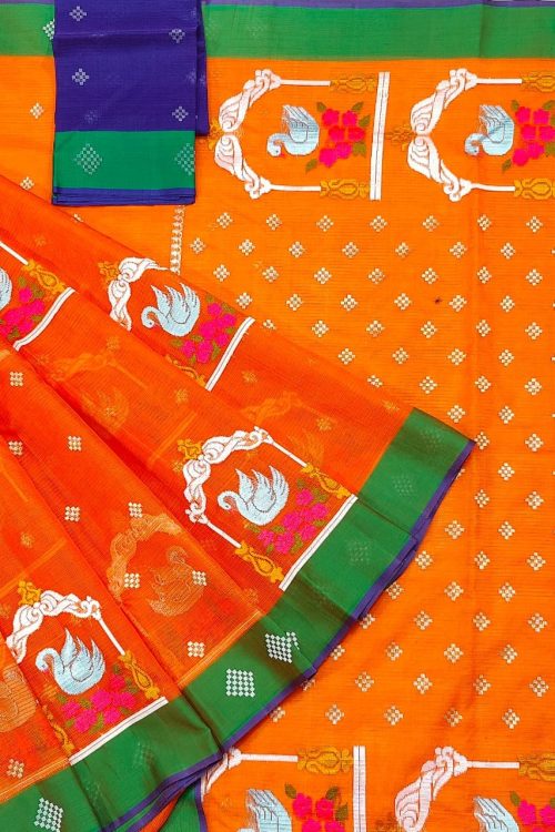 PURE ZARIKOTA HANDLOOM BUTA SAREE WITH BLOUSE B2049