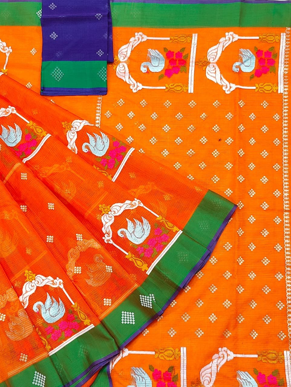 PURE ZARIKOTA HANDLOOM BUTA SAREE WITH BLOUSE B2049