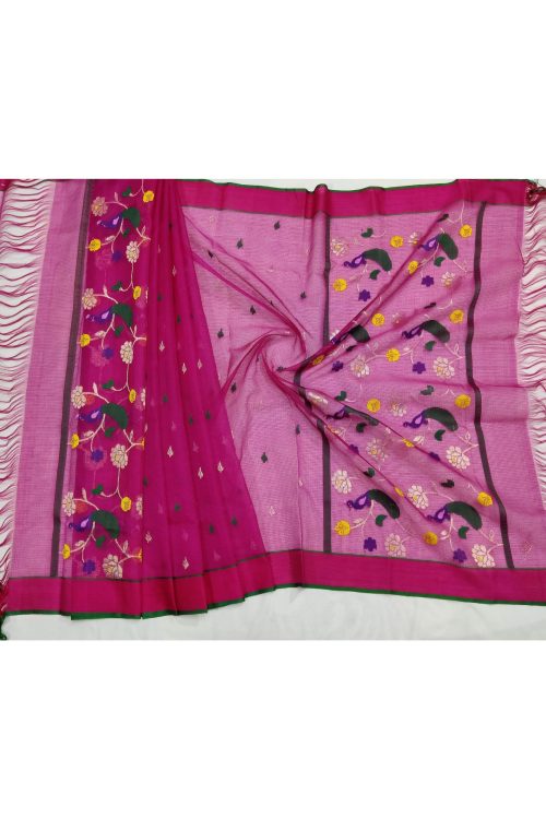 PURE BUTTIS ZARIKOTA HANDLOOM DUPATTA D-247