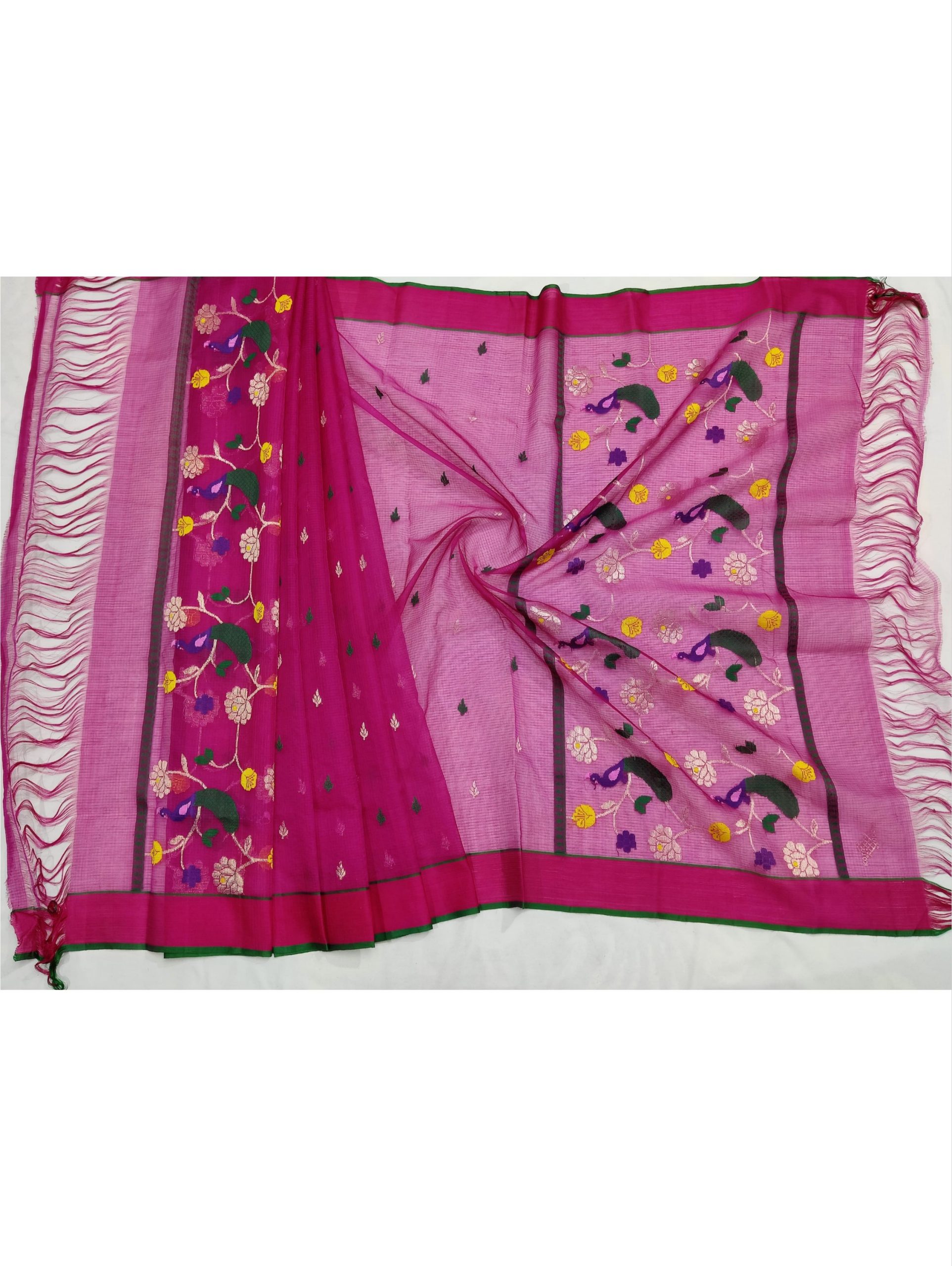 PURE BUTTIS ZARIKOTA HANDLOOM DUPATTA D-247